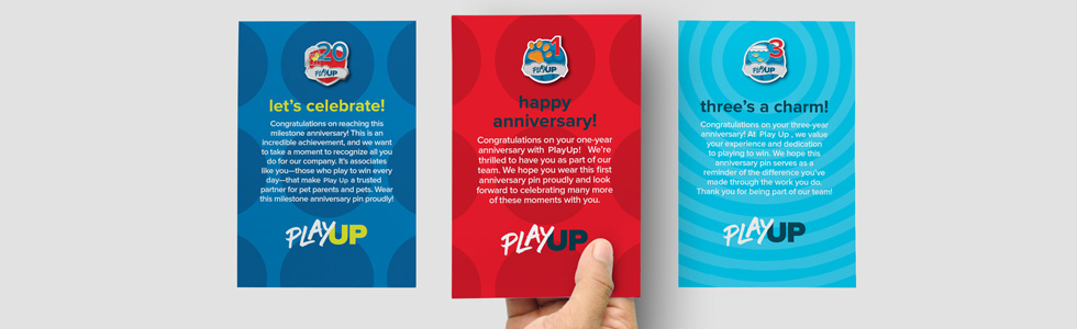 employee recognition milestone anniversary cards